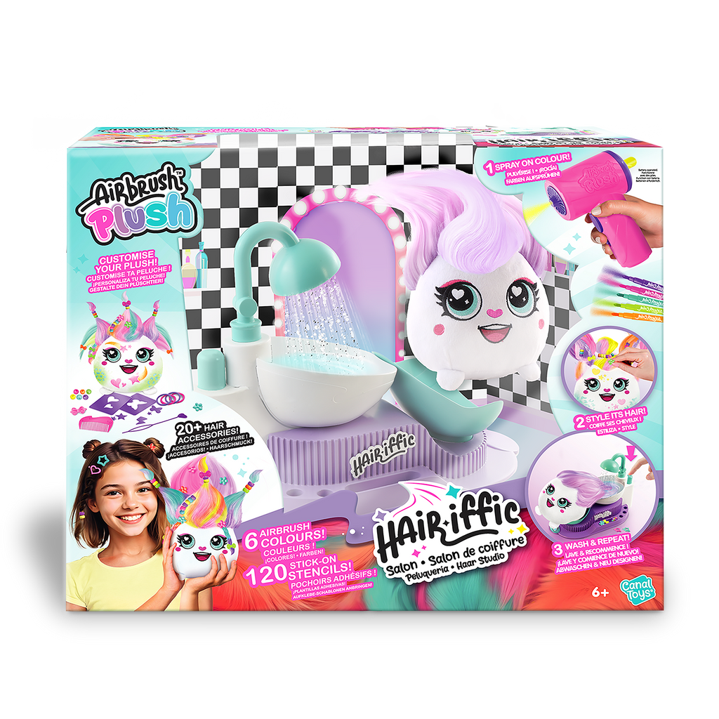 Salón de Peluquería Pelomenal - Airbrush Plush - AIR044 - CanalToys