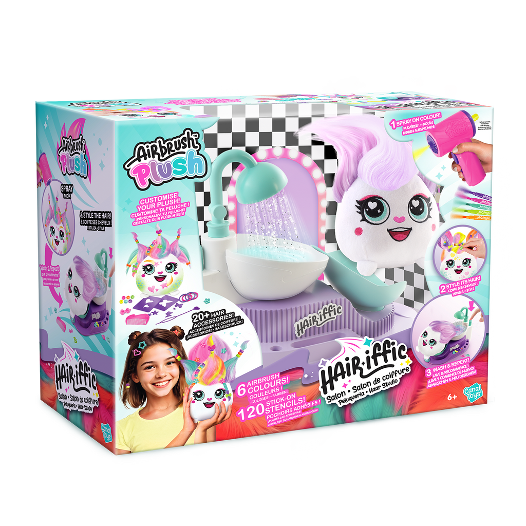 Salón de Peluquería Pelomenal - Airbrush Plush - AIR044 - CanalToys