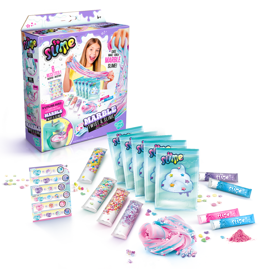 Set de Recambios Mixer Machine Twist & Slime (Batidora) - Twist & Slime Mixer Machine Refills - So Slime - SSC 239 - CanalToys