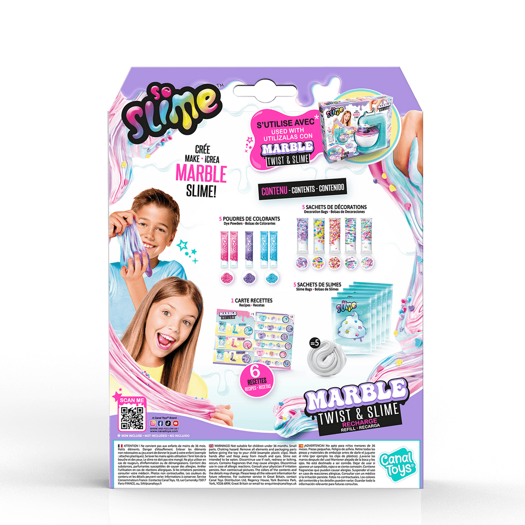 Set de Recambios Mixer Machine Twist & Slime (Batidora) - Twist & Slime Mixer Machine Refills - So Slime - SSC 239 - CanalToys