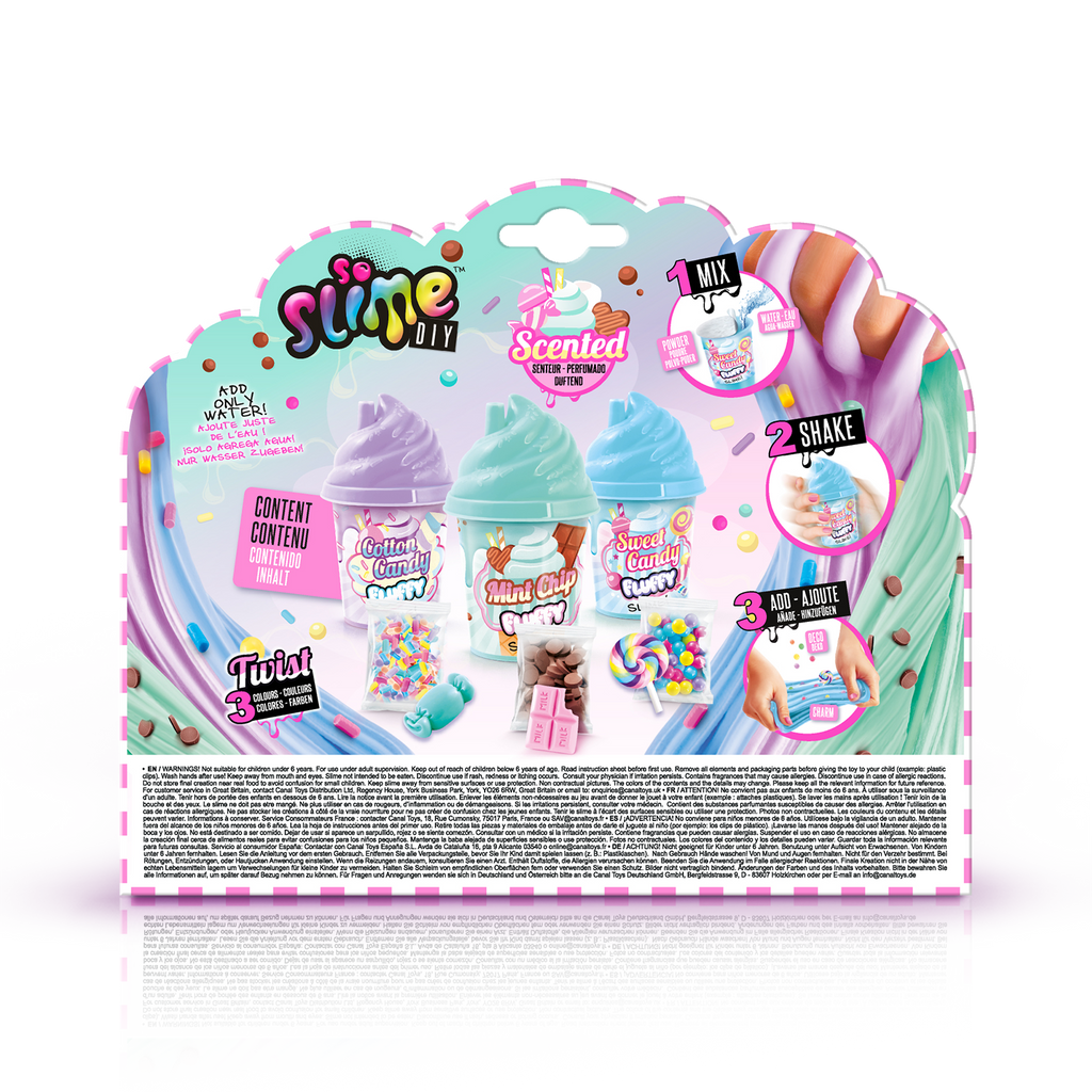 Slime Fluffy 3 Pack - So Slime - SSC101 - CanalToys