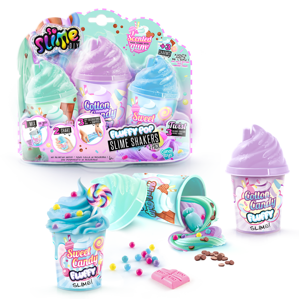Slime Fluffy 3 Pack - So Slime - SSC101 - CanalToys