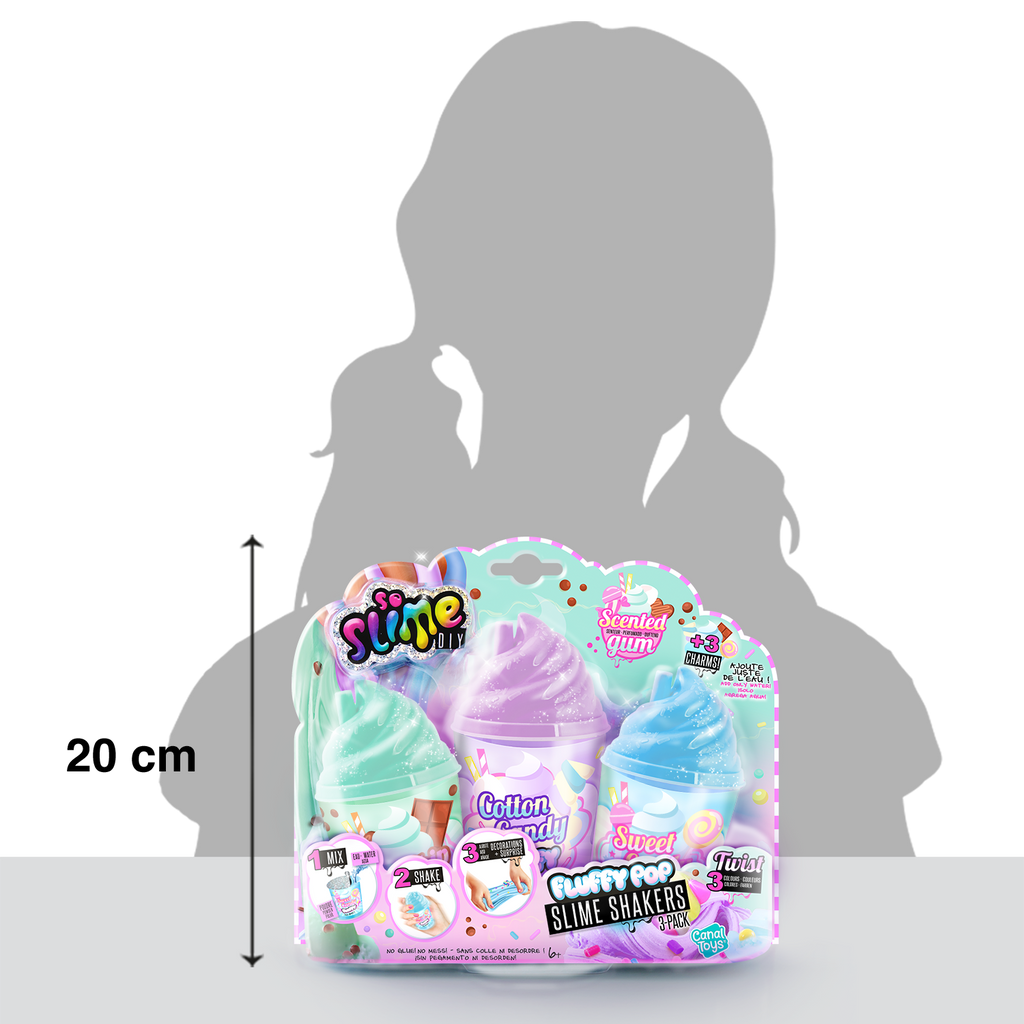 Slime Fluffy 3 Pack - So Slime - SSC101 - CanalToys