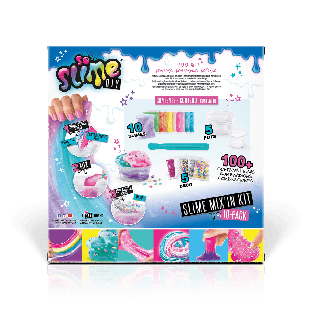 Slime Mix In Kit 10 Pack - So Slime - SSC184 - CanalToys