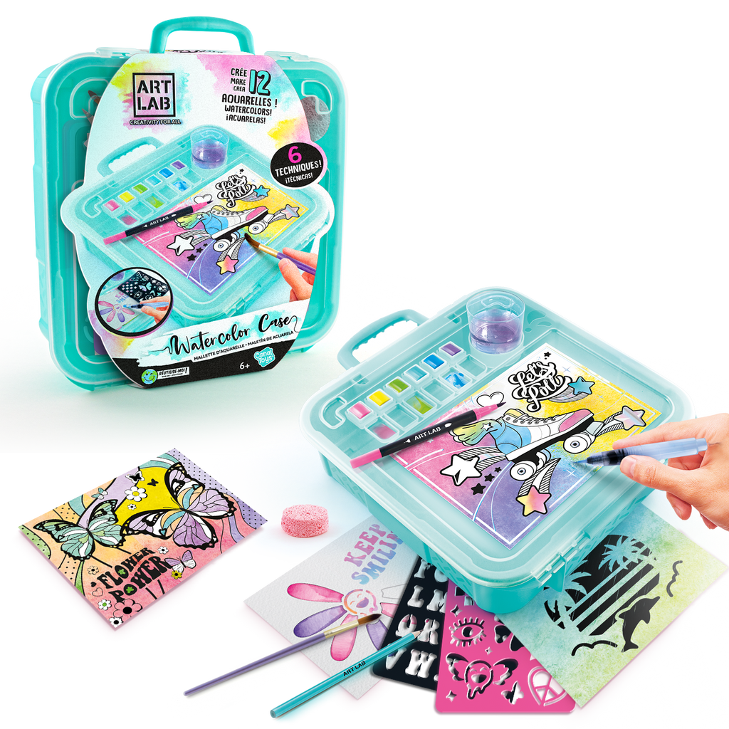 Super Maletín de Acuarelas - Watercolour Case - Art Lab - ART012 - CanalToys