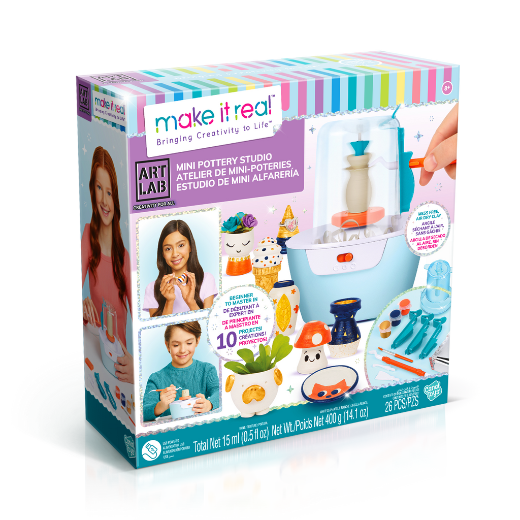 Super Taller de Cerámica - Mini Pottery Studio - Art Lab - ART016 - CanalToys
