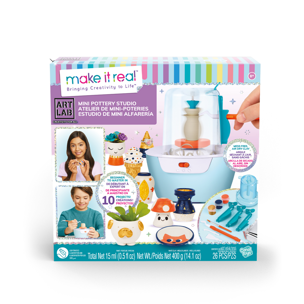 Super Taller de Cerámica - Mini Pottery Studio - Art Lab - ART016 - CanalToys
