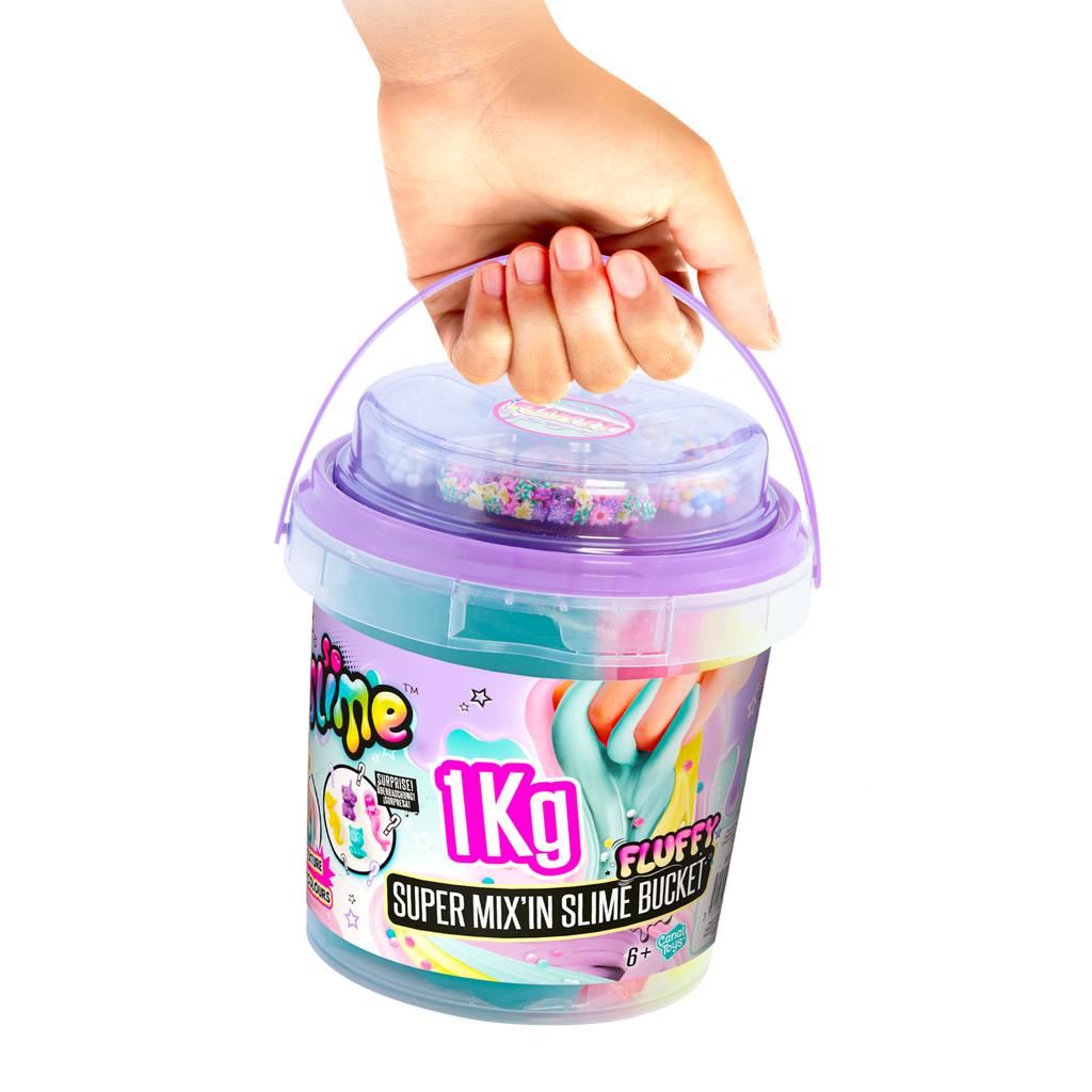 Super cubo de Slime con Decoraciones - Slime Super Bucket with Decorations - Premade Slime - So Slime - SSC148 - CanalToys