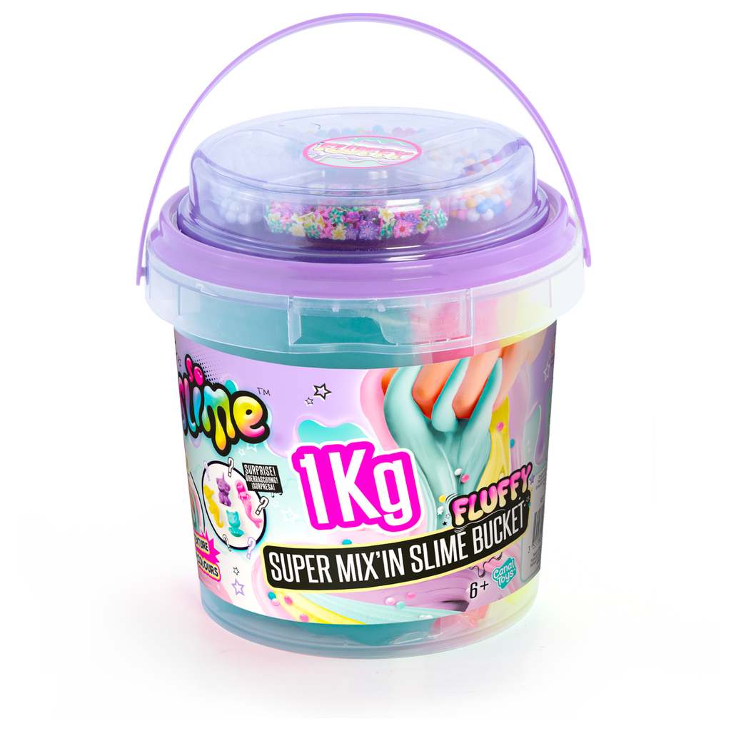 Super cubo de Slime con Decoraciones - Slime Super Bucket with Decorations - Premade Slime - So Slime - SSC148 - CanalToys