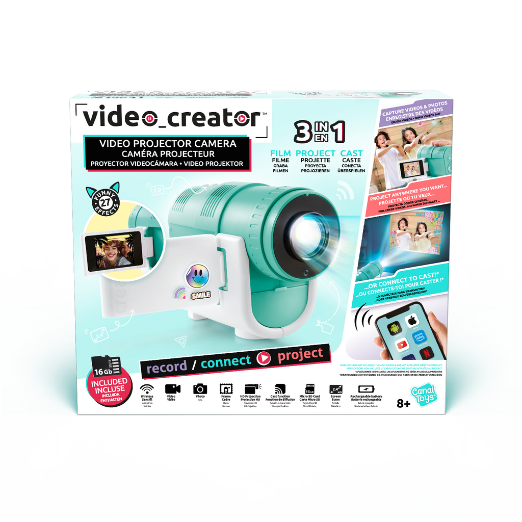 Video Cámara Proyector - Creator - CLK039 - CanalToys