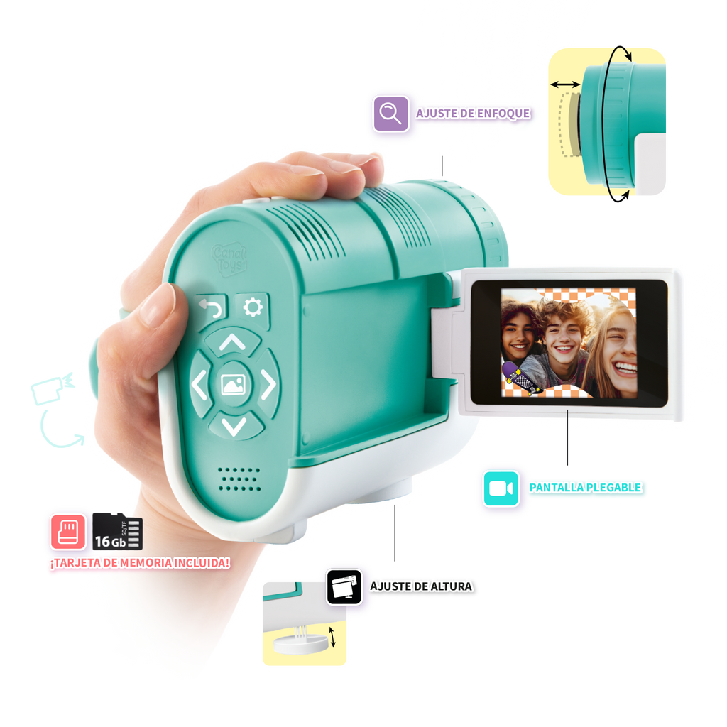 Video Cámara Proyector - Creator - CLK039 - CanalToys