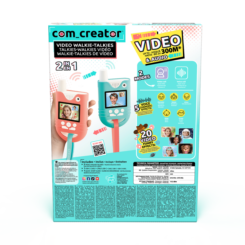 Video Walkie Talkies - Com Creator - INF042 - CanalToys