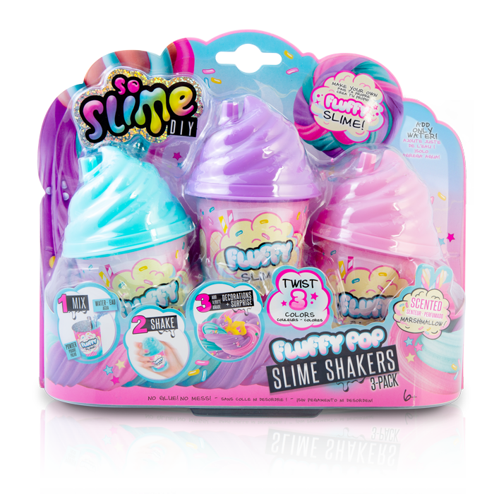 Slime Fluffy Shaker x3 Pack - Slime Fluffy Pop - SSC101 - CanalToys