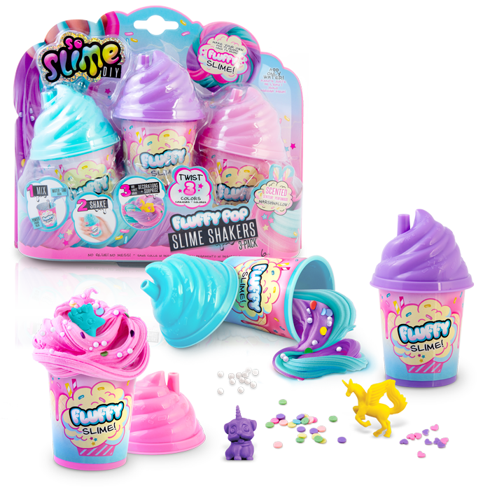 Slime Fluffy Shaker x3 Pack - Slime Fluffy Pop - SSC101 - CanalToys