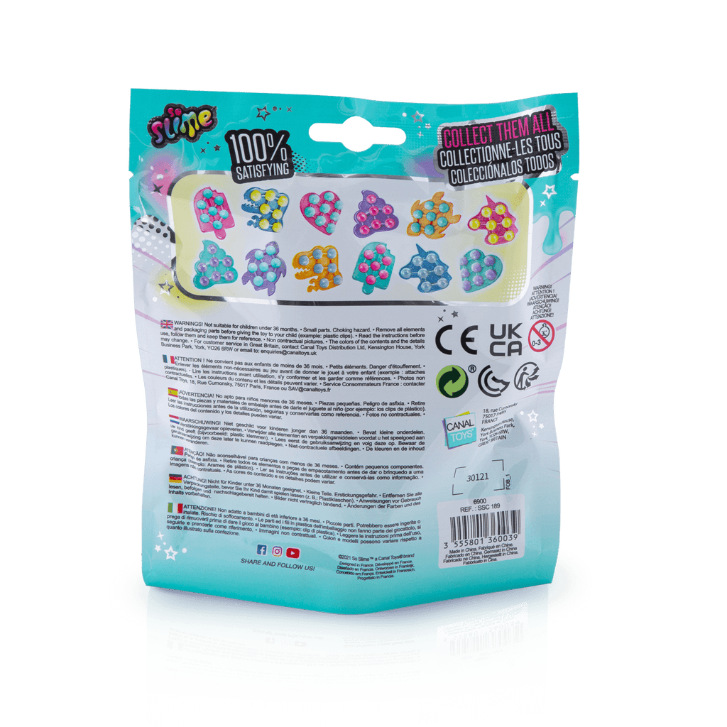Fidget Pop Slime - Fidget Pop Slime - So Slime -SSC189 - CanalToys