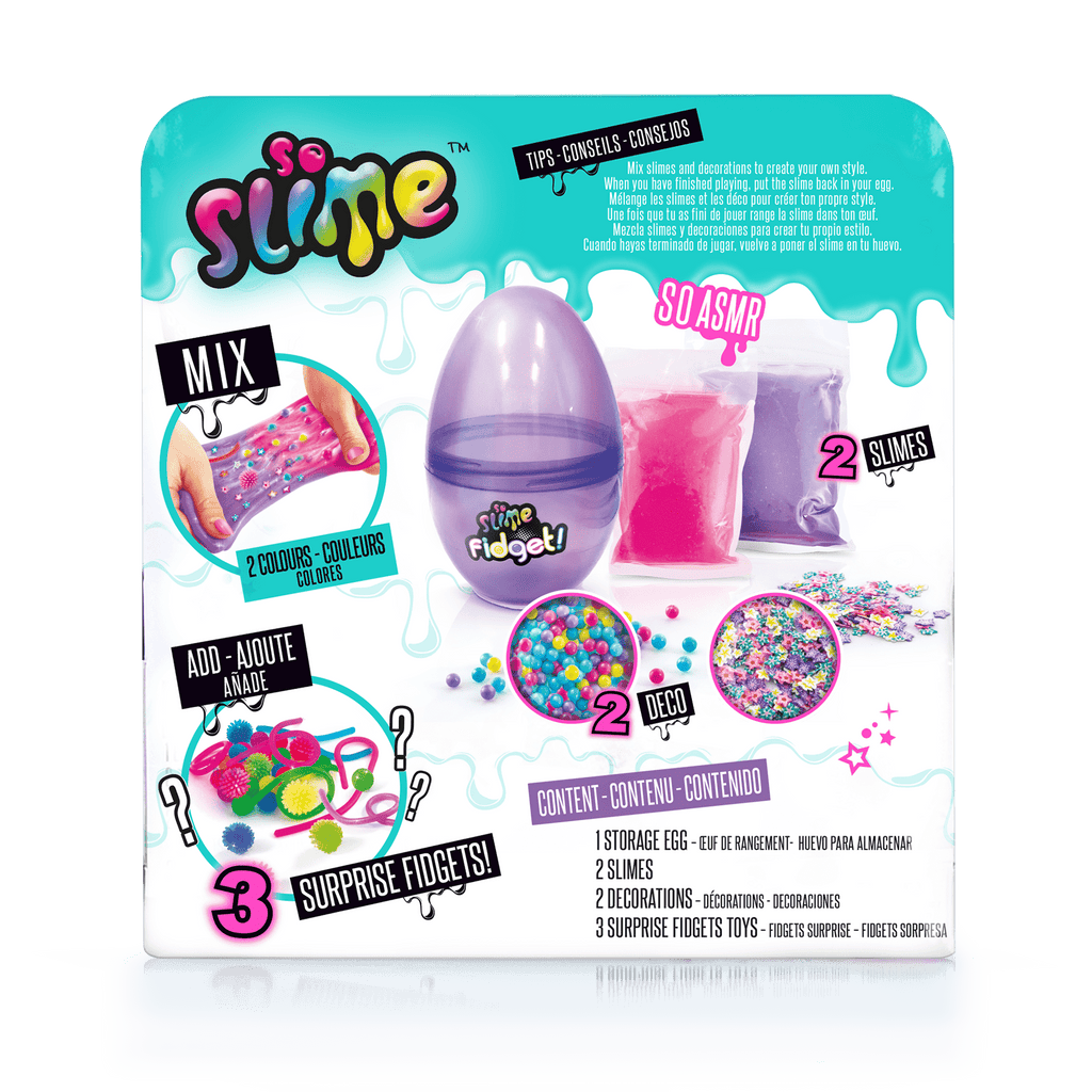 Huevo de Fidget Slime - Fidget Slime Egg - So Slime - SSC224 - CanalToys