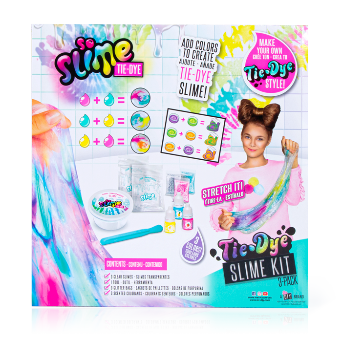 Slime Tie&Dye 3 Pack - Tie&Dye Slime - So Slime - SSC137 - CanalToys