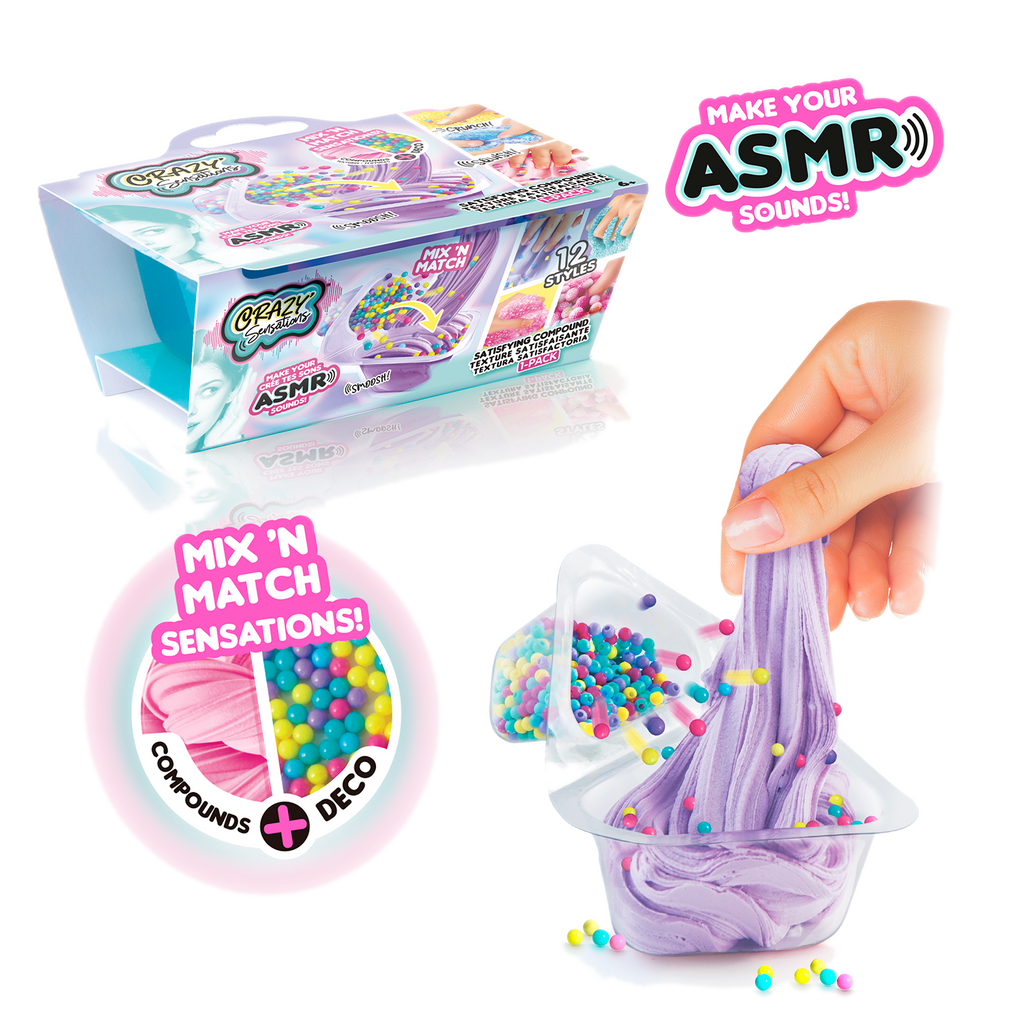 Yogures sensoriales de Slime 1 Pack - Flip'in Mix Sensations 1 Pack- Crazy Sensations - SSB003 - CanalToys